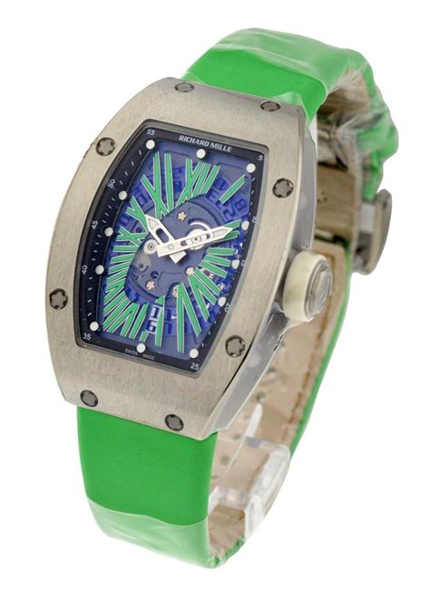 richard mille green band|richard mille watches.